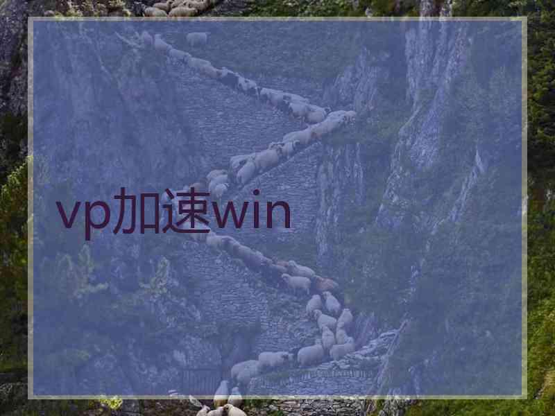 vp加速win