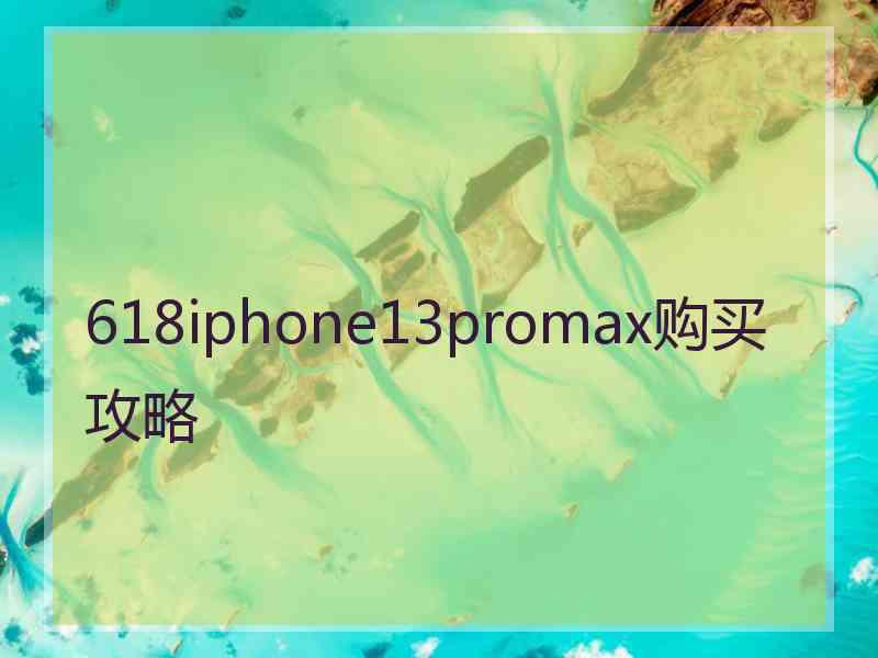 618iphone13promax购买攻略