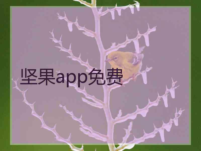 坚果app免费