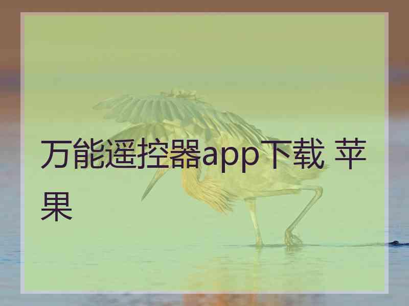 万能遥控器app下载 苹果