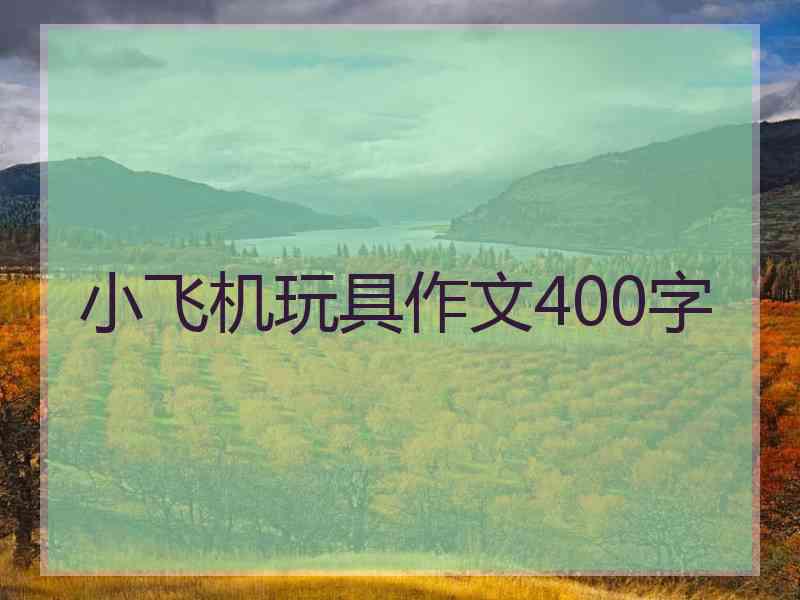 小飞机玩具作文400字