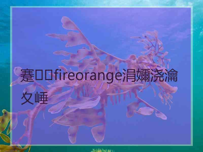 蹇fireorange涓嬭浇瀹夊崜