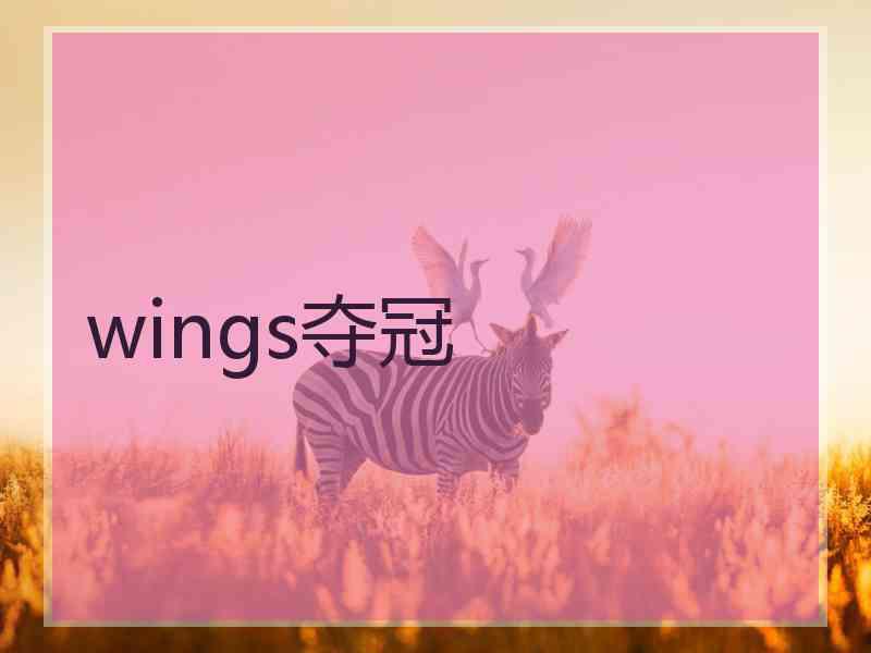 wings夺冠