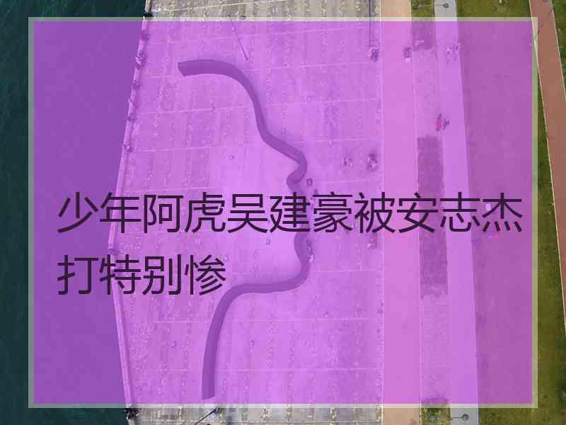 少年阿虎吴建豪被安志杰打特别惨