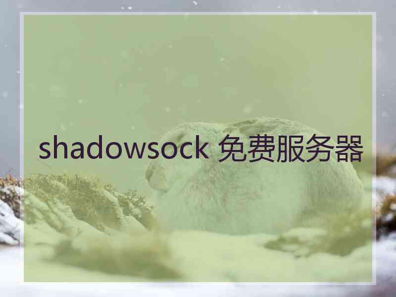 shadowsock 免费服务器