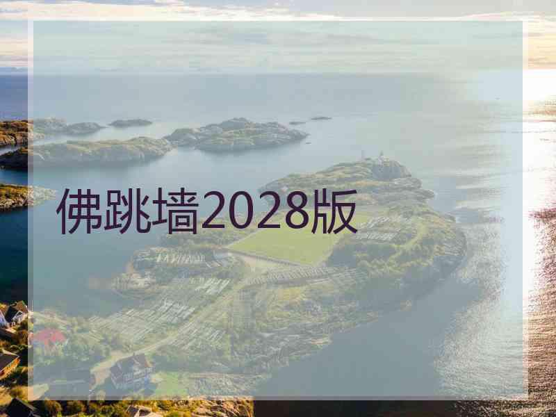 佛跳墙2028版