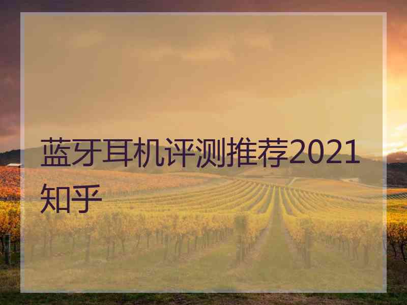 蓝牙耳机评测推荐2021知乎