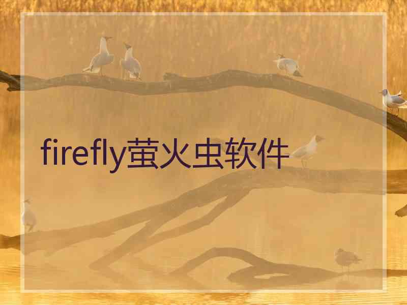 firefly萤火虫软件