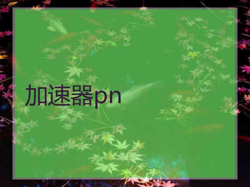 加速器pn