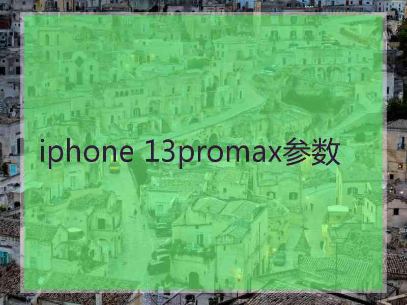 iphone 13promax参数