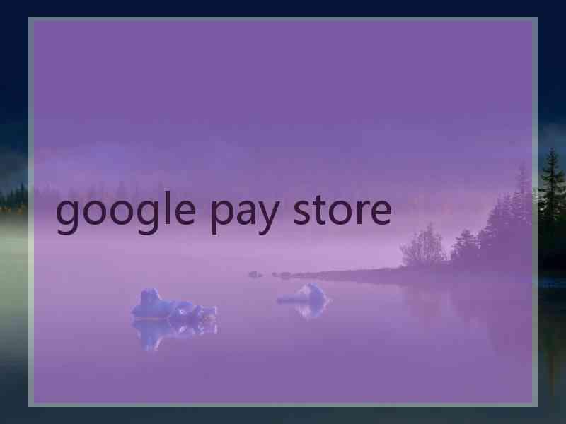 google pay store