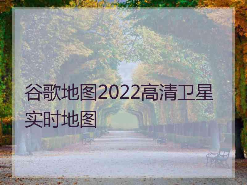 谷歌地图2022高清卫星实时地图