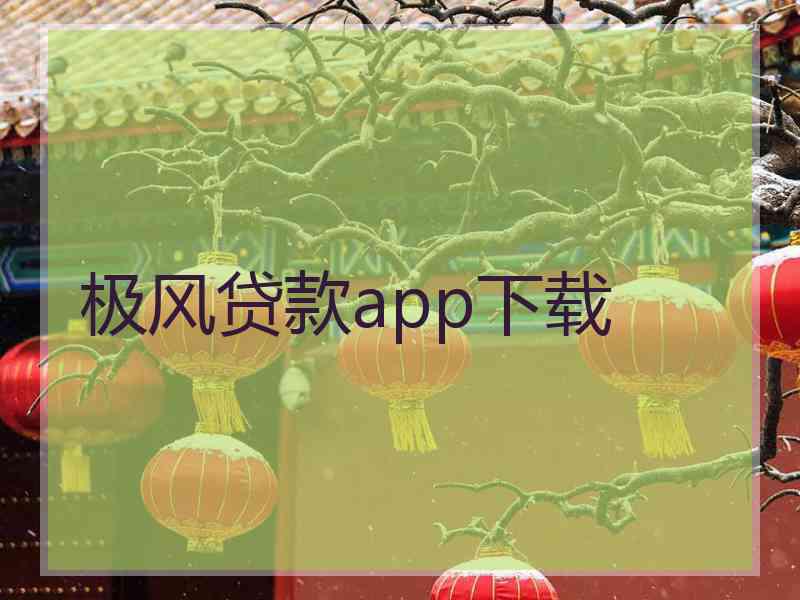 极风贷款app下载