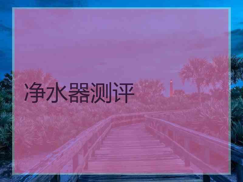 净水器测评