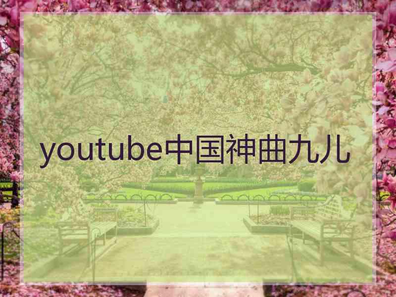 youtube中国神曲九儿