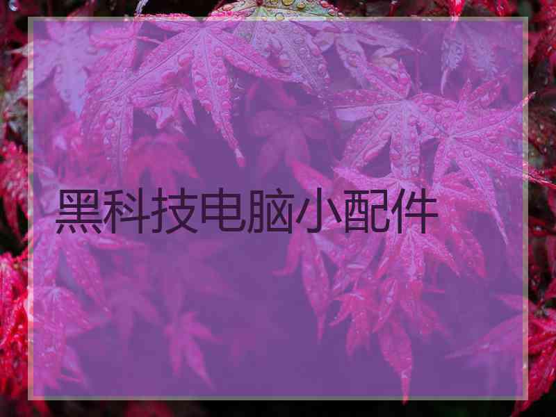 黑科技电脑小配件