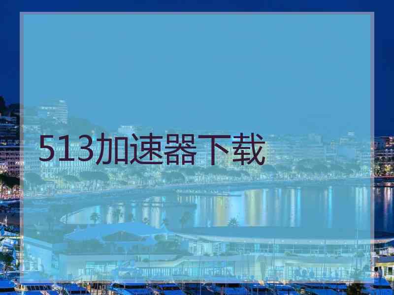 513加速器下载