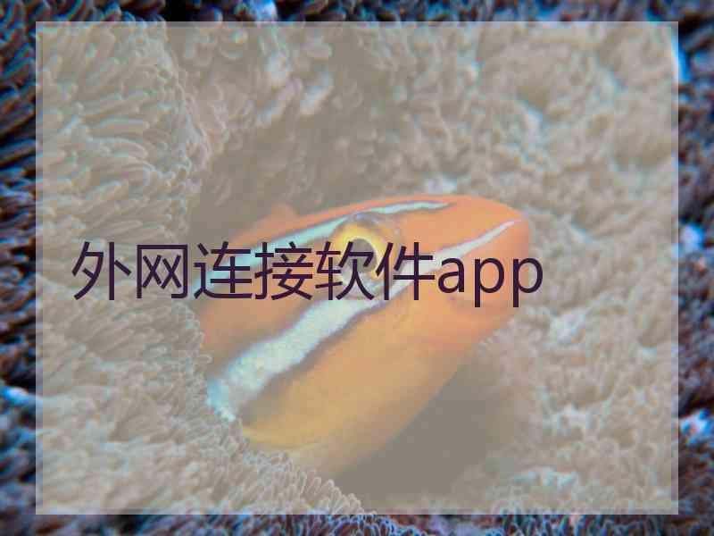 外网连接软件app