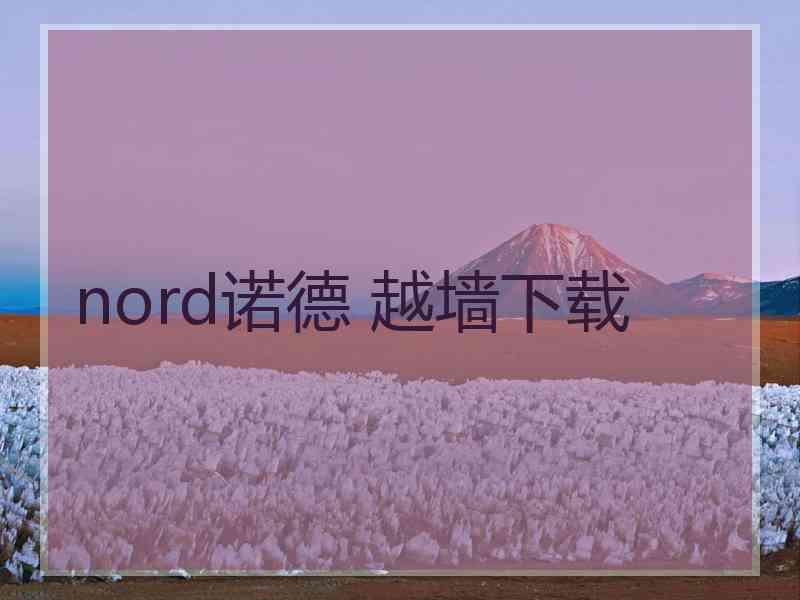 nord诺德 越墙下载