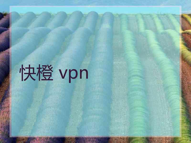 快橙 vpn