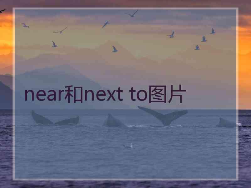 near和next to图片