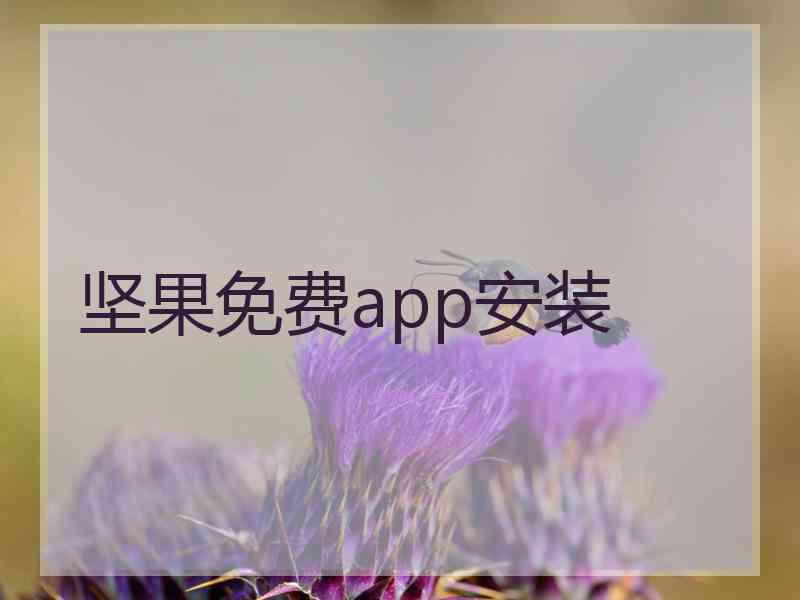 坚果免费app安装