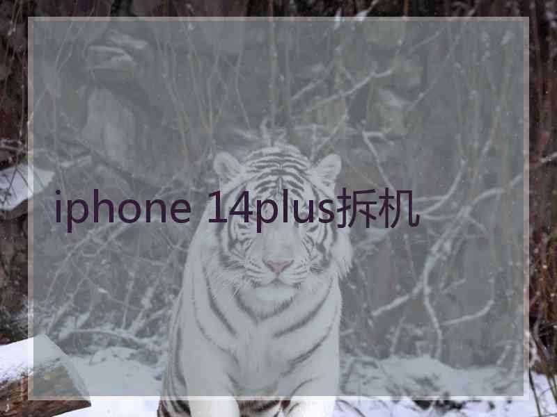 iphone 14plus拆机