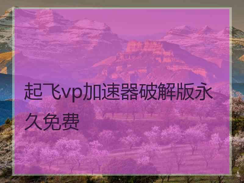 起飞vp加速器破解版永久免费