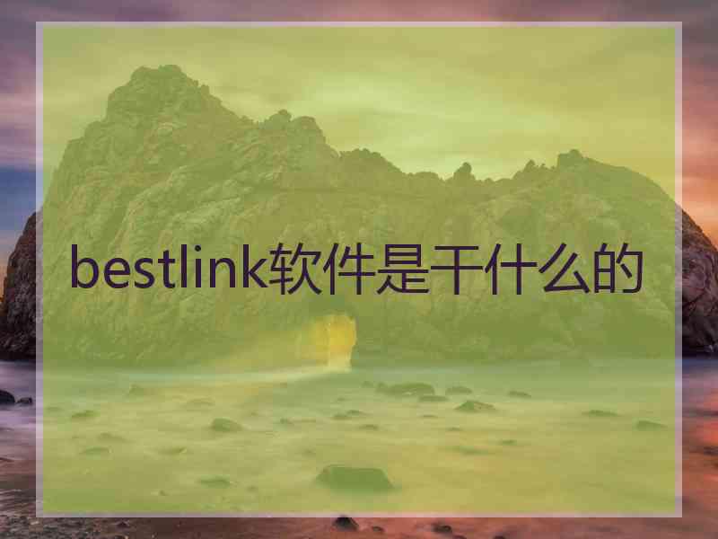 bestlink软件是干什么的