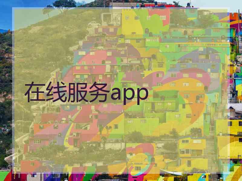 在线服务app