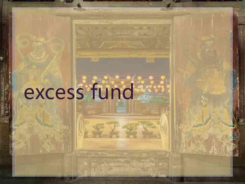 excess fund