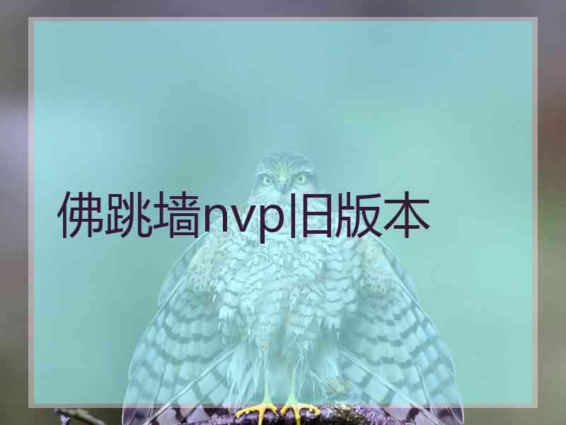 佛跳墙nvp旧版本