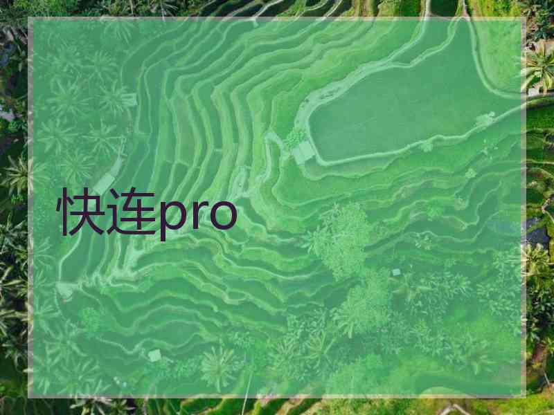 快连pro