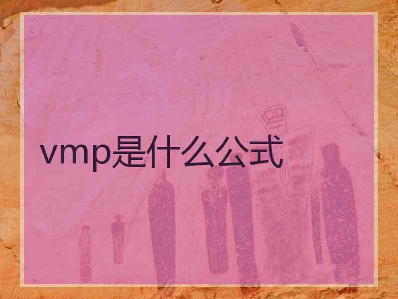 vmp是什么公式