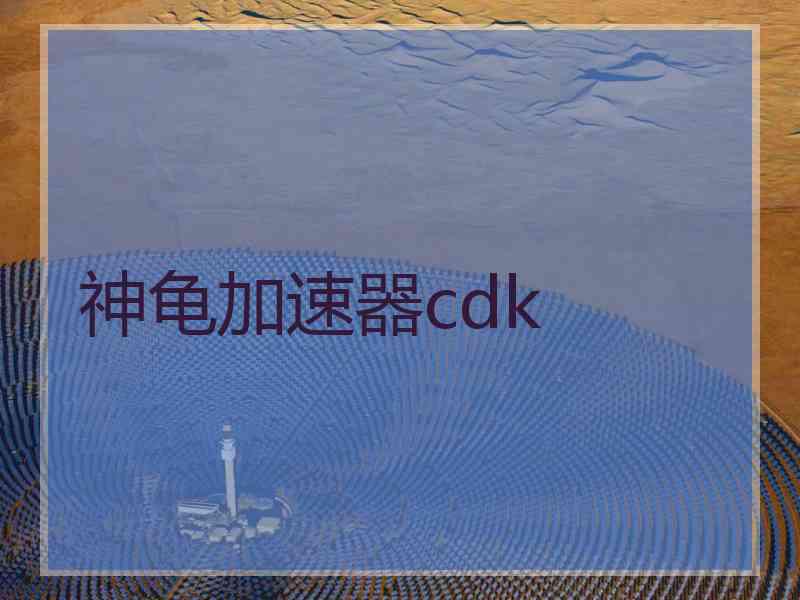 神龟加速器cdk