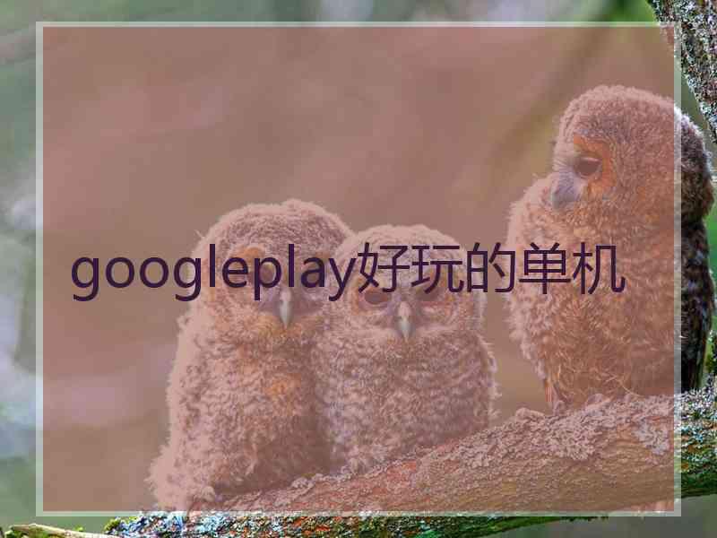 googleplay好玩的单机