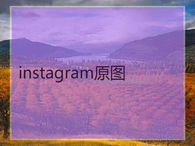 instagram原图