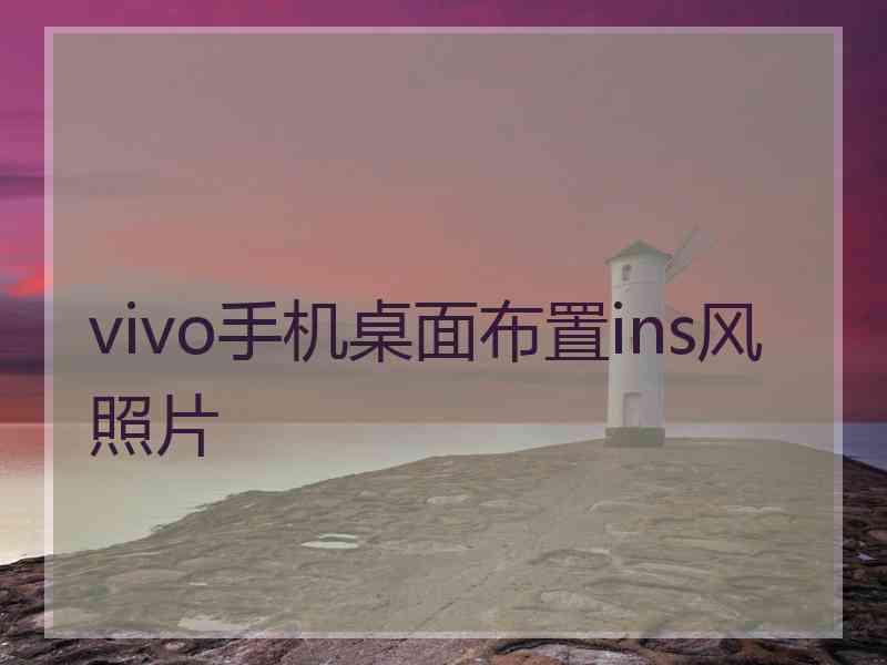 vivo手机桌面布置ins风照片