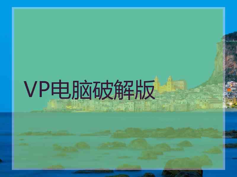 VP电脑破解版