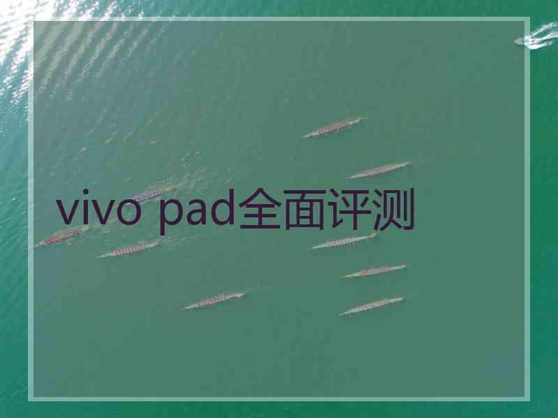 vivo pad全面评测