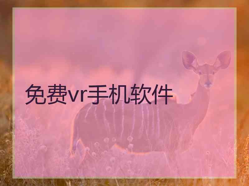 免费vr手机软件