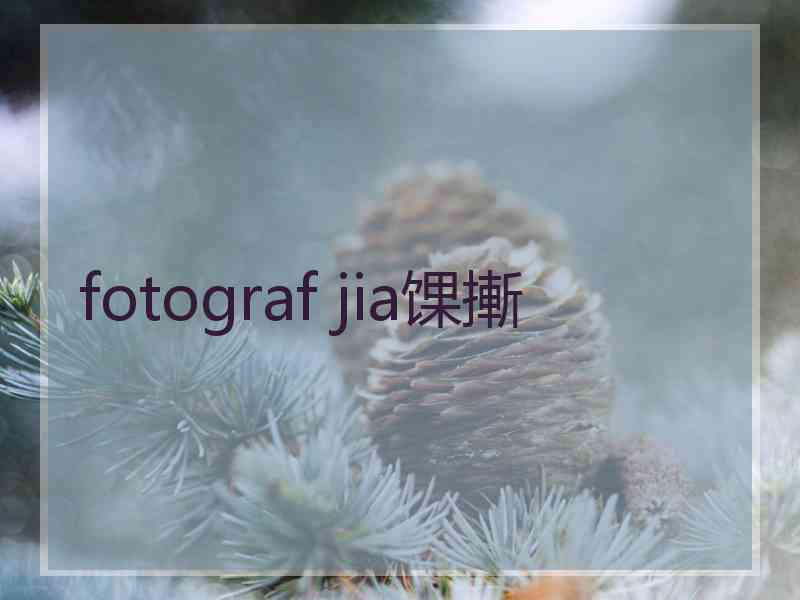 fotograf jia馃摲