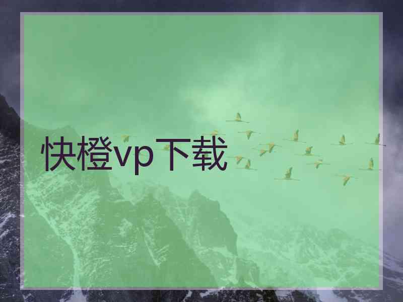 快橙vp下载