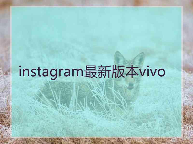 instagram最新版本vivo