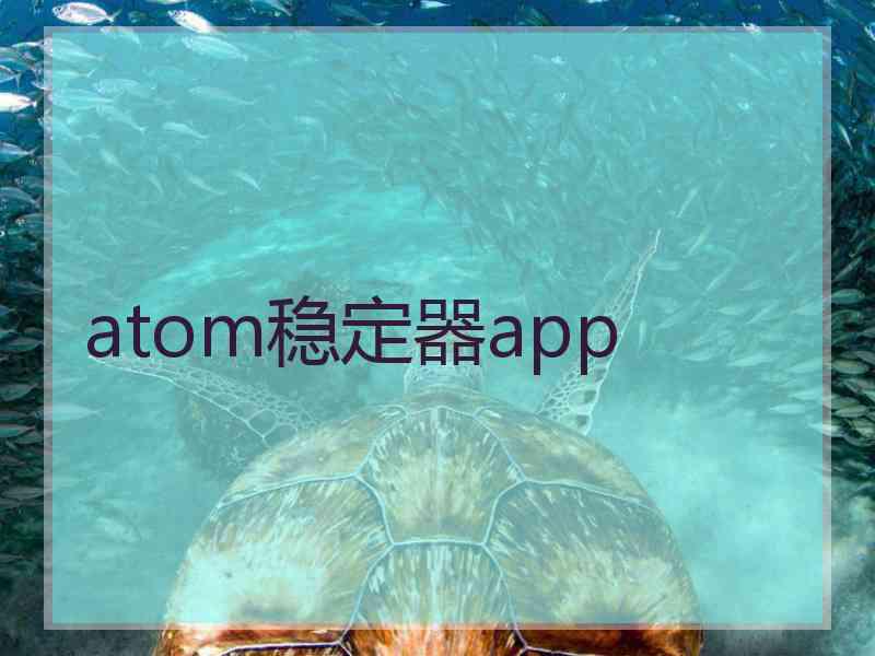 atom稳定器app