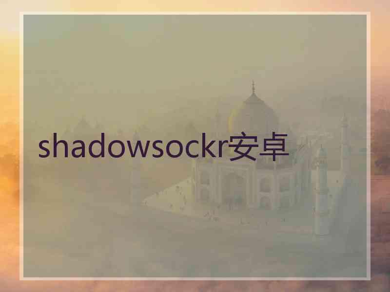 shadowsockr安卓