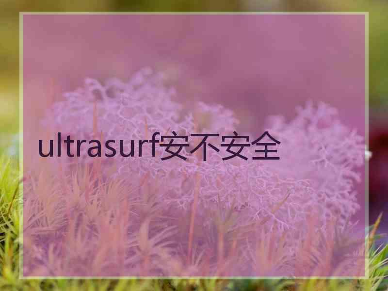 ultrasurf安不安全