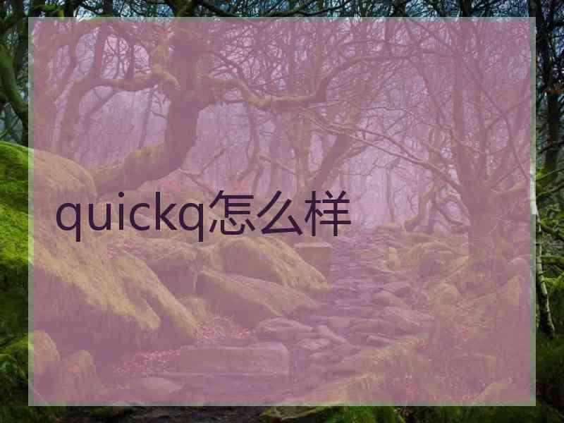 quickq怎么样