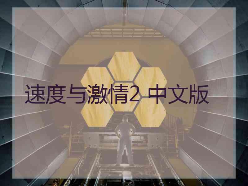 速度与激情2 中文版