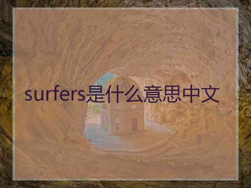 surfers是什么意思中文